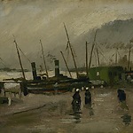 Vincent van Gogh, De Ruijterkade te Amsterdam, 1885, Van Gogh Museum