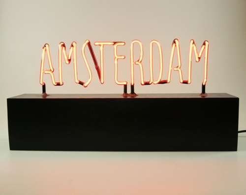 Jan Henderikse, Lichtobject ‘Amsterdam’, 1990