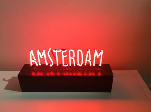 Jan Henderikse, Lichtobject ‘Amsterdam’, 1990