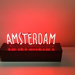 Jan Henderikse, Lichtobject ‘Amsterdam’, 1990