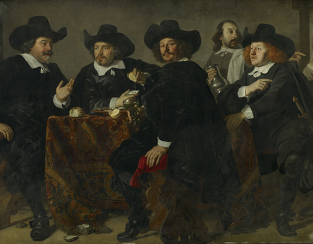 De overlieden van de Kloveniersdoelen, 1655