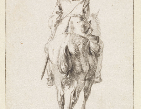 Te paard: drie tekeningen van Philips Wouwerman in Den Haag