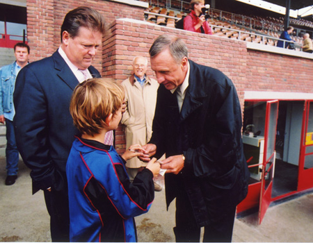 De ontmoeting in het Olympisch Stadion