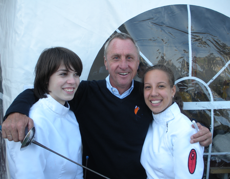 Deze foto werd genomen tijdens de Open Dag van de Johan Cruijff Foundation in het Olympisch Stadion (september 2009, foto van schermcentrum Amsterdam)