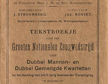 Tekstboekje 1914