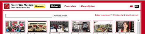 Youtubekanaal Amsterdam Museum