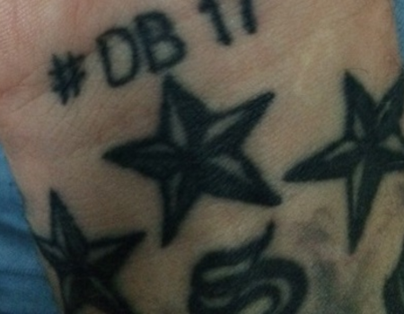 003B Voetbaltattoo