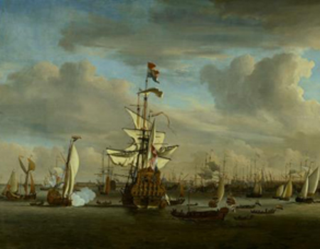 De Gouden Leeuw op het IJ 1686