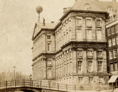 Achterkant van het Paleis op de Dam