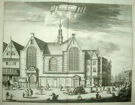 De Sint Olofskapel, Gravure, C. Commelin, 1693