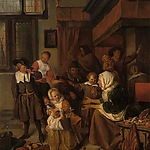 Het Sint-Nicolaasfeest , 1824 - 1850 - Charles van Beveren