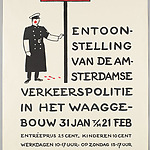 Affiche 'Tentoonstelling van de Amsterdamse verkeerspolitie’, 1951.