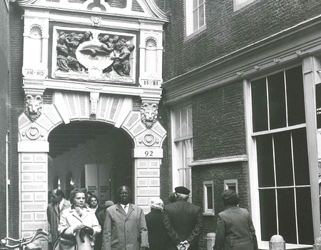 De museumingang in 1971