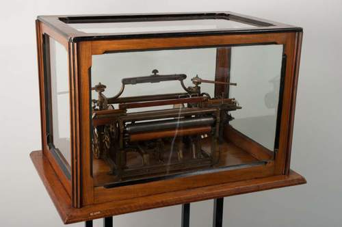 Tattersall & Holdsworth, Model van een weefgetouw, ca. 1900. Collectie Museum TwentseWelle.