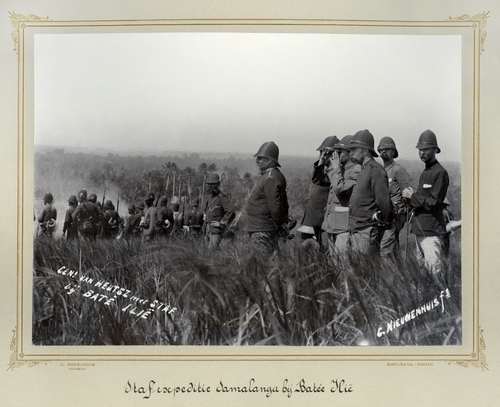 C.N. Nieuwenhuis, Van Heutsz op expeditie. Collectie Koninklijk Huisarchief.