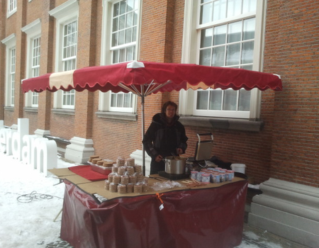 Stroopwafels en schaatsen