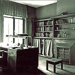 Studeerkamer Weteringschans 41, foto circa 1930?