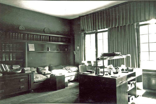 Studeerkamer Weteringschans 41, foto circa 1930?