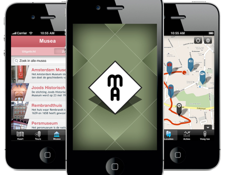 MuseumApp smartphone