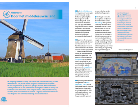 Fietsen door het middeleeuwse land - Alkmaar en omgeving