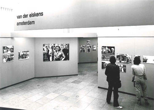 Overzichtsfoto tentoonstelling ‘Van der Elskens Amsterdam’, Amsterdam Museum, 1979