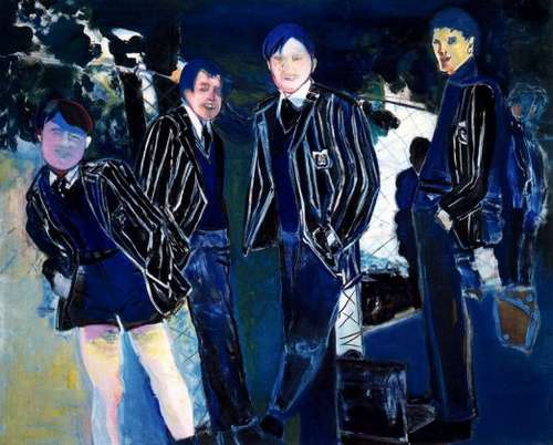 Marlene Dumas, The Schoolboys, 1987