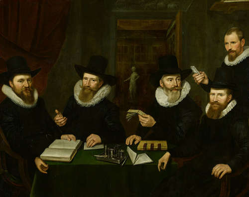 Cornelis van der Voort, De regenten van het Rasphuis, ca. 1617