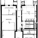 Afb. 3. Plattegrond 15-2-1933 Elektrotechnisch Bureau van J.J. van Soest – vooral een toelichting op de nieuw aangelegde elektrische bekabeling