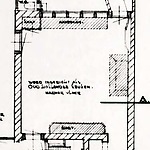 Afb. 35 detail plattegrond bestaande situatie souterrain ‘53