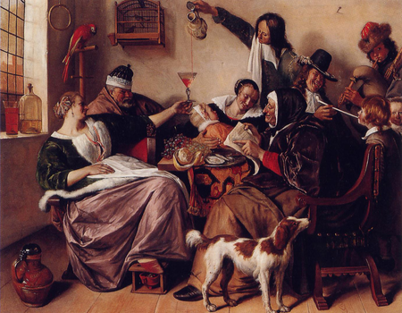 Vrouw Jan Steen klaagt ‘Ik ben altijd de piskous’