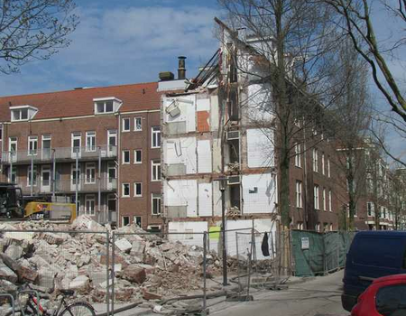 Sloop van de Tugelaweg blokken in volle gang!