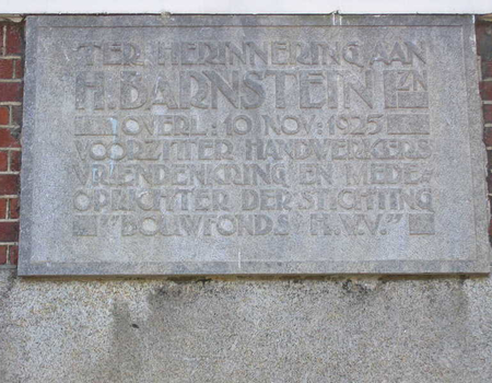 Gedenksteen voor Heiman Barnstein