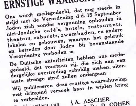 Een 'ernstige waarschuwing'