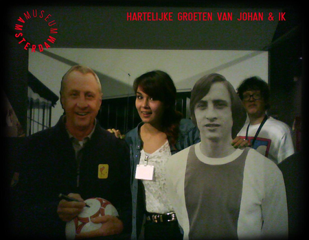 Marijke bij Johan & ik