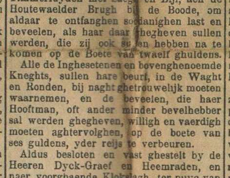 Watergraafsmeerse Verordening uit 1675