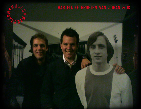 Matthijs bij Johan & ik