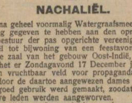 Het begin van Nachaliël (3)