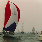 Piet van Roemburg, foto gemaakt tijdens Sail 1990