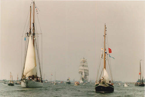 Piet van Roemburg, foto gemaakt tijdens Sail 1990