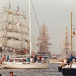 Piet van Roemburg, foto gemaakt tijdens Sail 1990