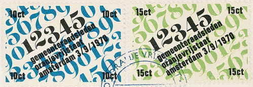 Envelop Oranje vrijstaat (Amsterdam kabouterstad), 1970 (detail)