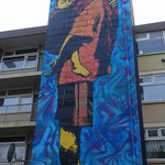 Stinkfish (Colombia) at SAMA "Reflections". Foto: Anna Stolyarova, http://streetartmuseumamsterdam.com