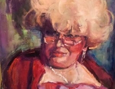 Het portret van Tante Dees/ Desiree dello Stiletto (Hans)