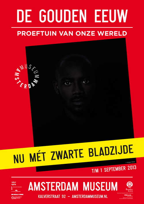 Zwarte bladzijde poster