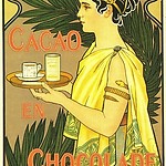 Johann Georg van Caspel, Affiche Van Houten´s cacao en chocolade 1899, Stedelijk Museum Amsterdam