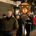 Deelnemers aan de Stille Omgang 