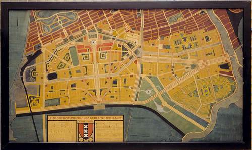 Hendrik Petrus Berlage, Uitbreidingsplan Zuid der Gemeente Amsterdam, 1915. Collectie Amsterdam Museum