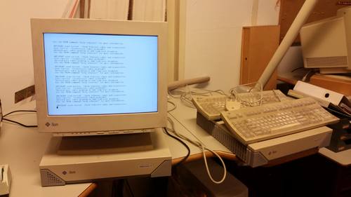 Digitale 'graafmachine': Sparcstation