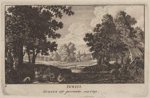 Pieter Schenk (uitgever), Junius, ets, 1701. Collectie Amsterdam Museum, A 56578