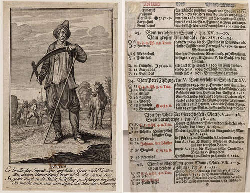 Casper Luyken (naar), Iulius, na 1709, ets. Collectie Amsterdam Museum, A 44740 – recto en verso 